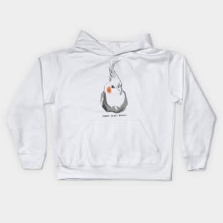 Cockatiel - Screm, Sheet, Repeat. Kids Hoodie